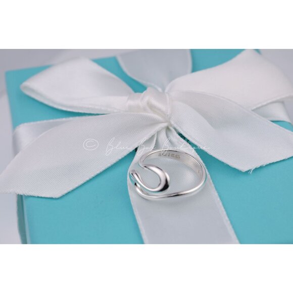 Tiffany & Co. Ring Vintage Elsa Peretti Open Wave Band Ring in Sterling Size 7 - Picture 4 of 8